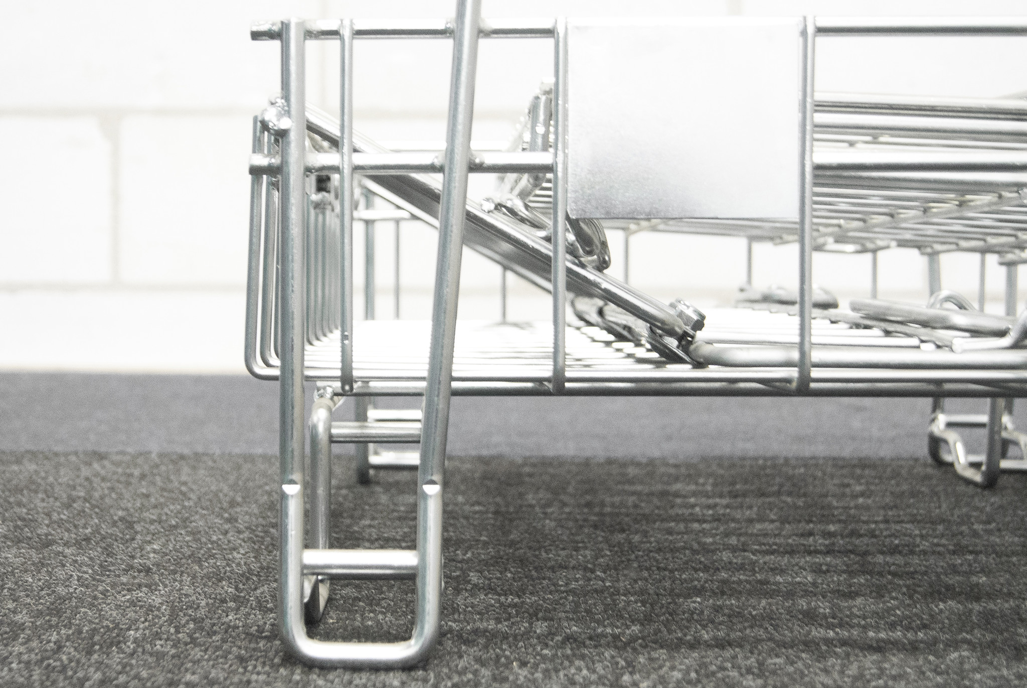 Contenedor de malla galvanizado 1200x800x1000 mm 7 Detalle de la malla metálica galvanizada del contenedor 1200x800