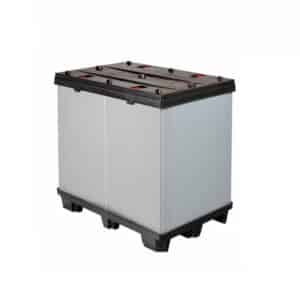 Contenedor plegable de plástico Tripbox 1200x800x1180 mm