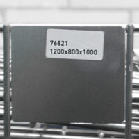 Contenedor de malla galvanizado 800x600x700 mm 16 Contenedores de malla 800x600 mm apilados en columna vertical