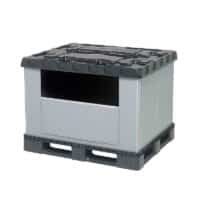 Contenedor plegable Tripbox 1227x1027x965 mm con puerta frontal