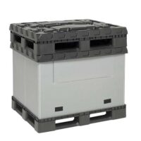 Contenedor plegable de plástico 1200x1000x1180 mm 11 contenedor big box 1200x1000x1180 mm