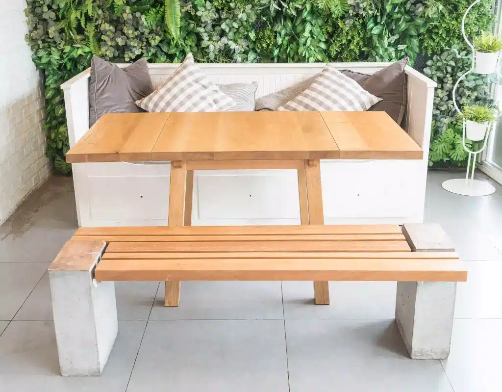 Ideas de muebles con palets para exterior: Transforma tu jardín o terraza 2 Palets para terraza