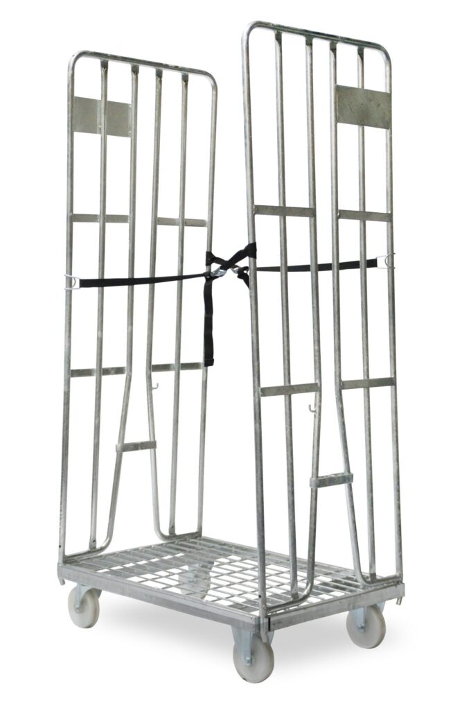 Outlet 8 Carro 2 laterales 870x600x1690 mm, con correas de sujeción